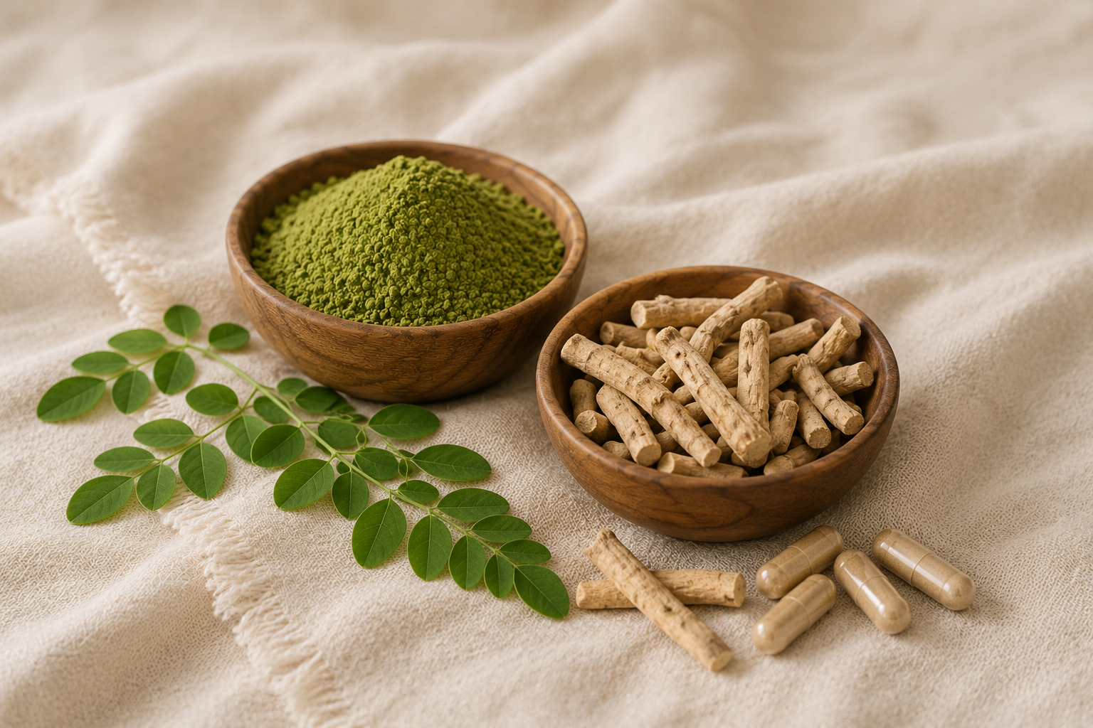 ▪ Alte Pflanzen, moderne Weisheit ▪ Moringa und Ashwagandha
