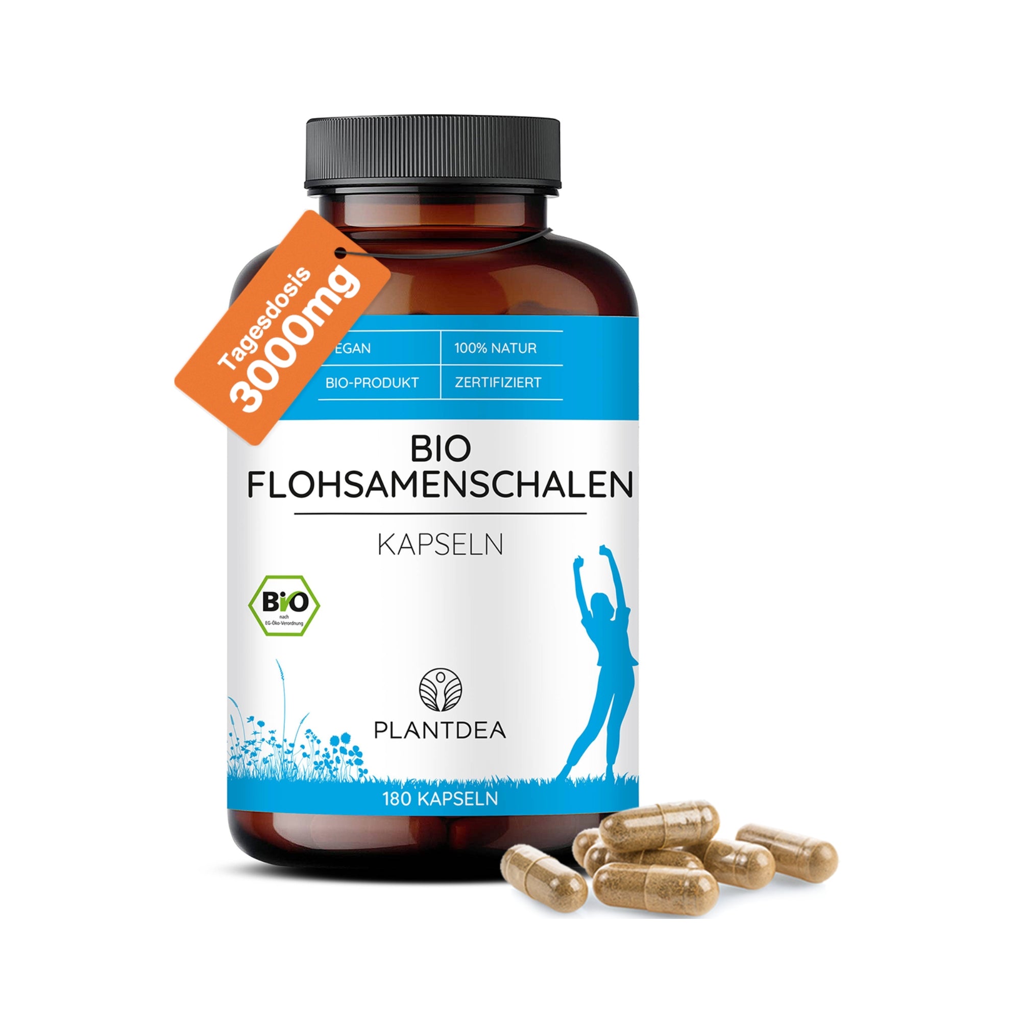 Bio Flohsamenschalen Kapseln