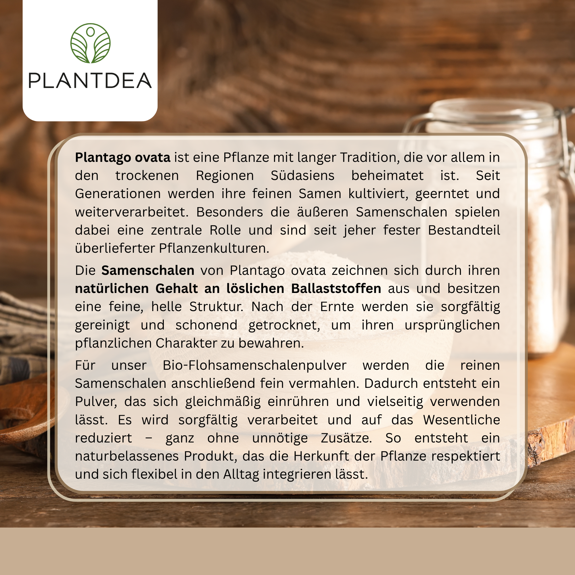 Bio Flohsamenschalen Pulver