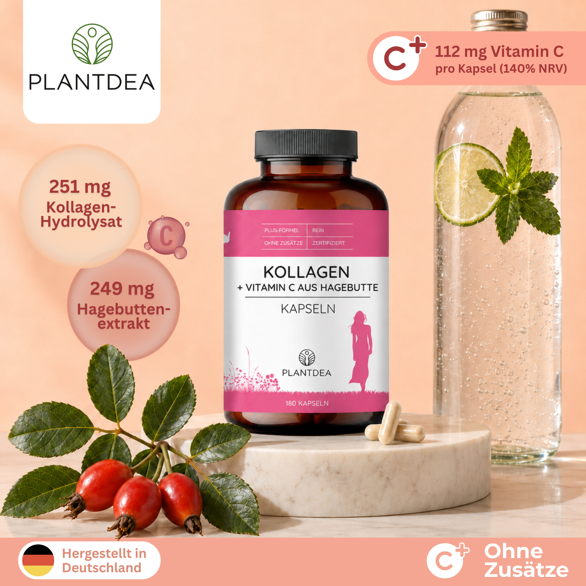 Kollagen + Vitamin C Kapseln