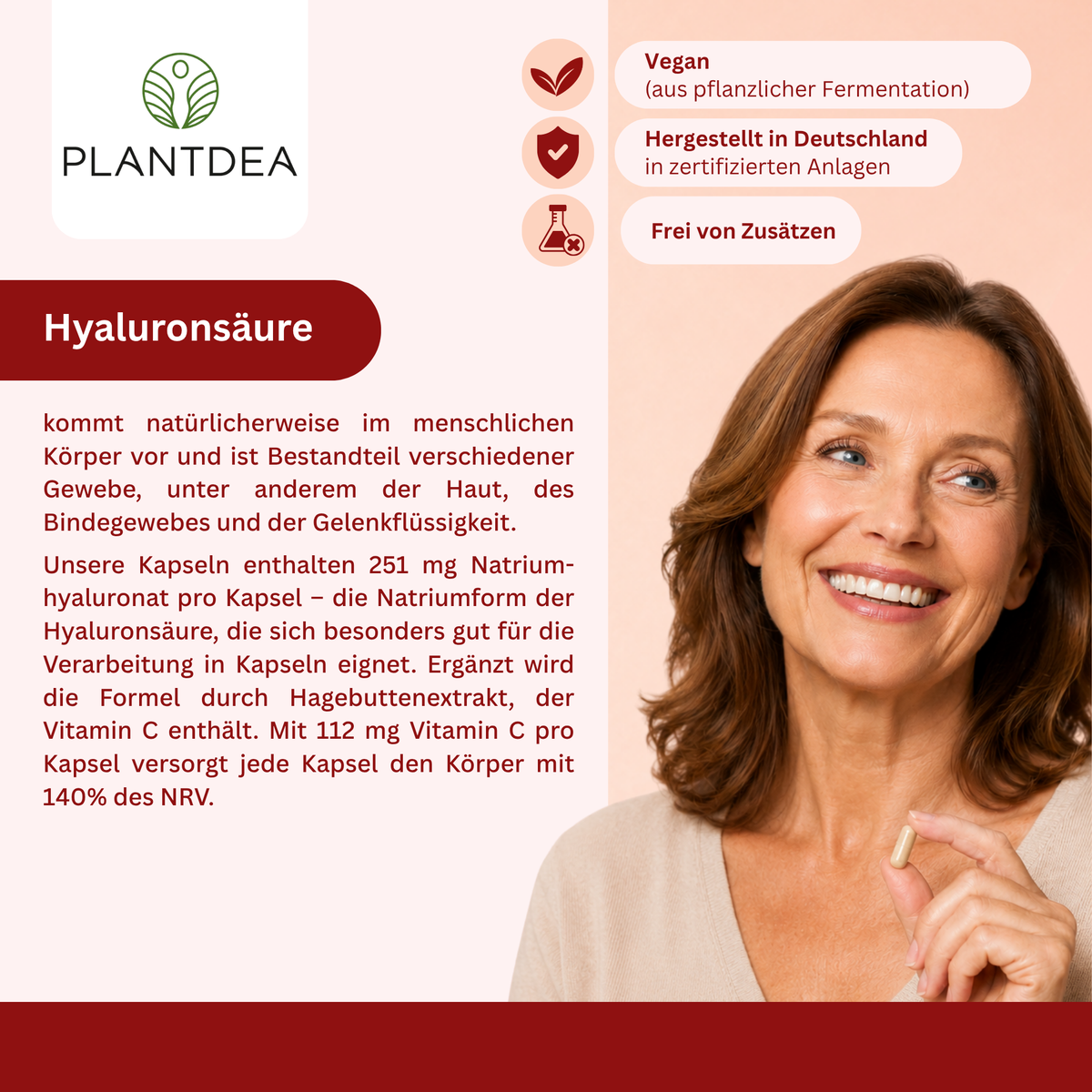 Hyaluron + Vitamin C Kapseln