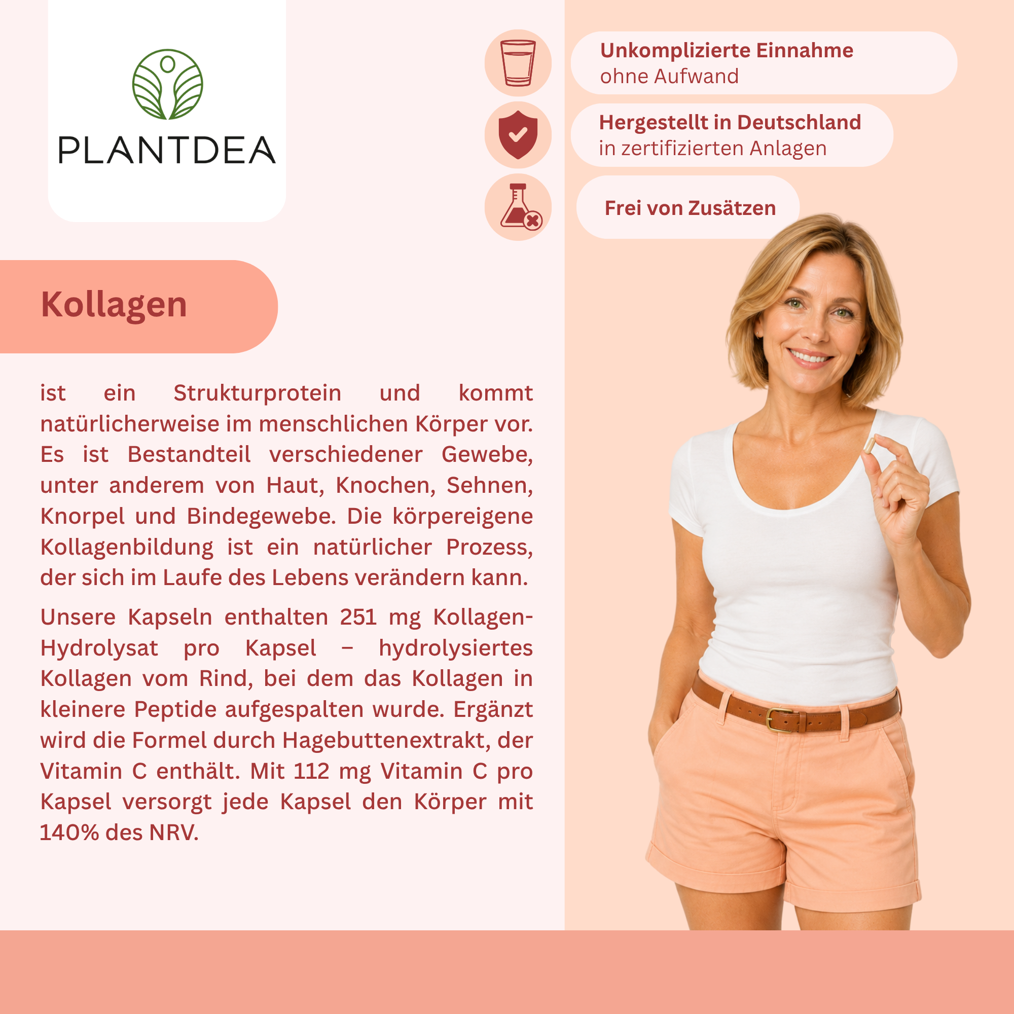 Kollagen + Vitamin C Kapseln