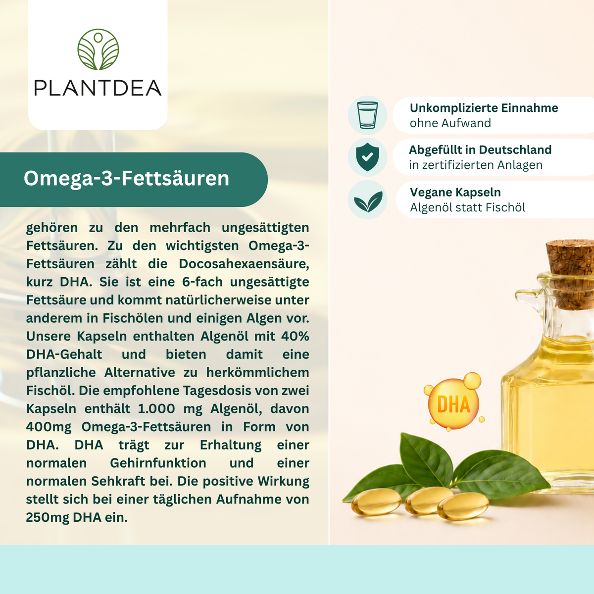 Omega 3 Algenöl Kapseln