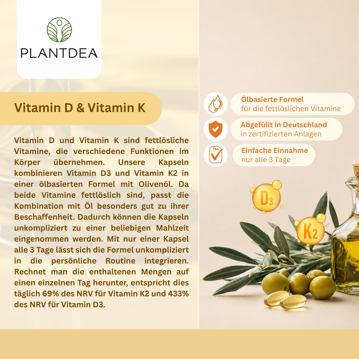 Vitamin D3-K2 Kapseln