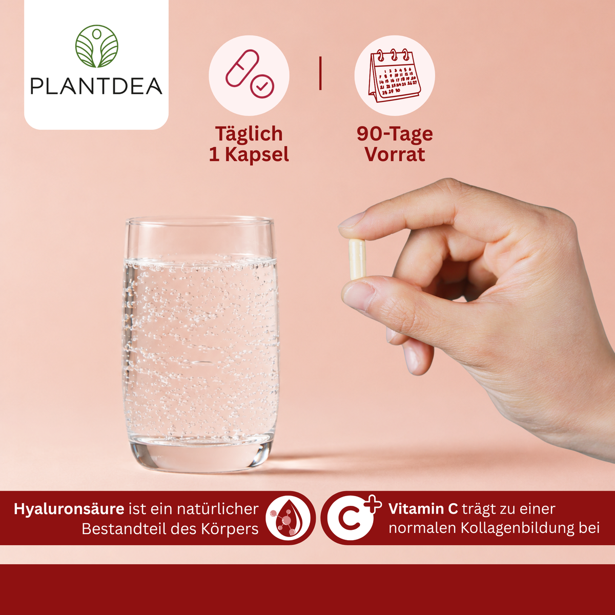Hyaluron + Vitamin C Kapseln