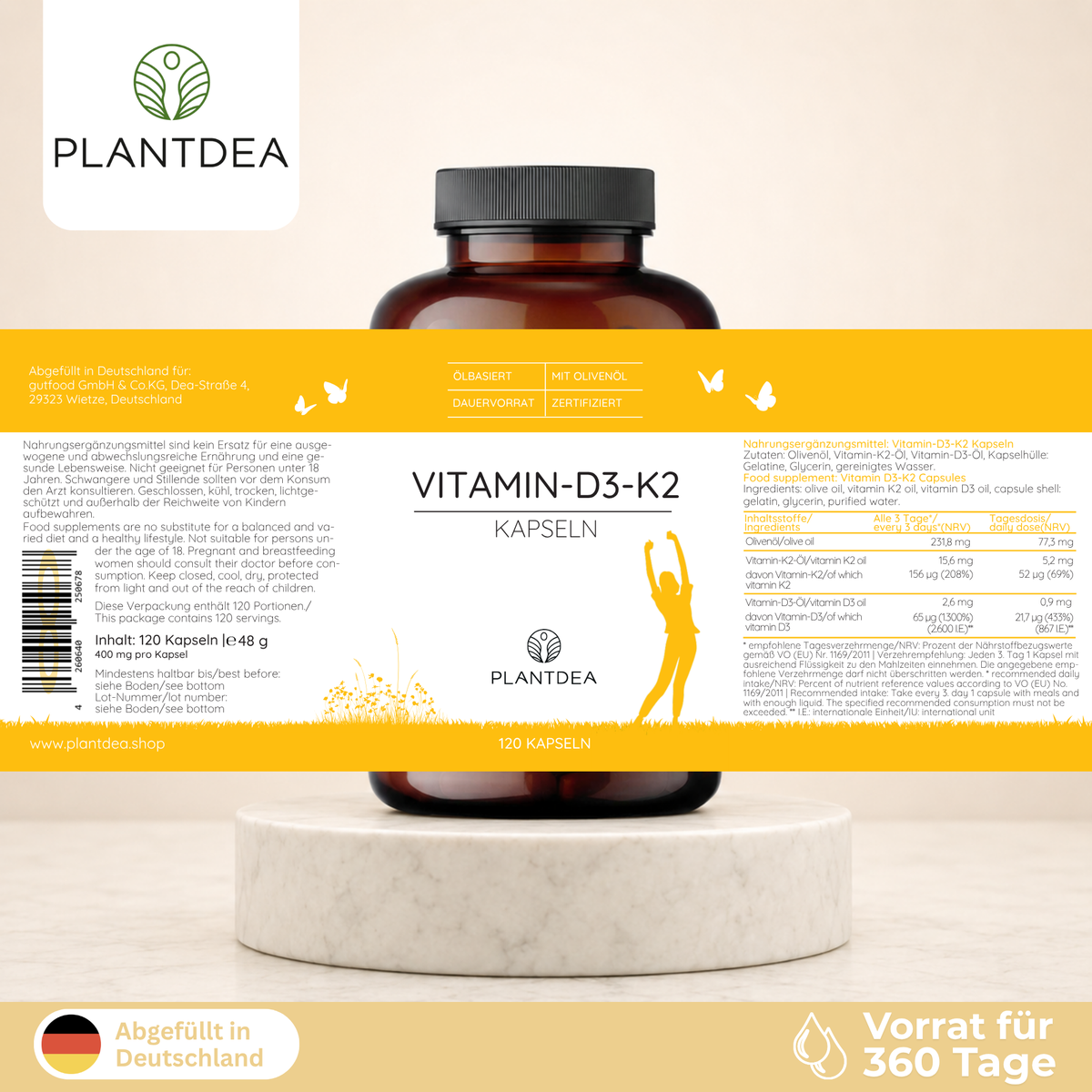 Vitamin D3-K2 Kapseln