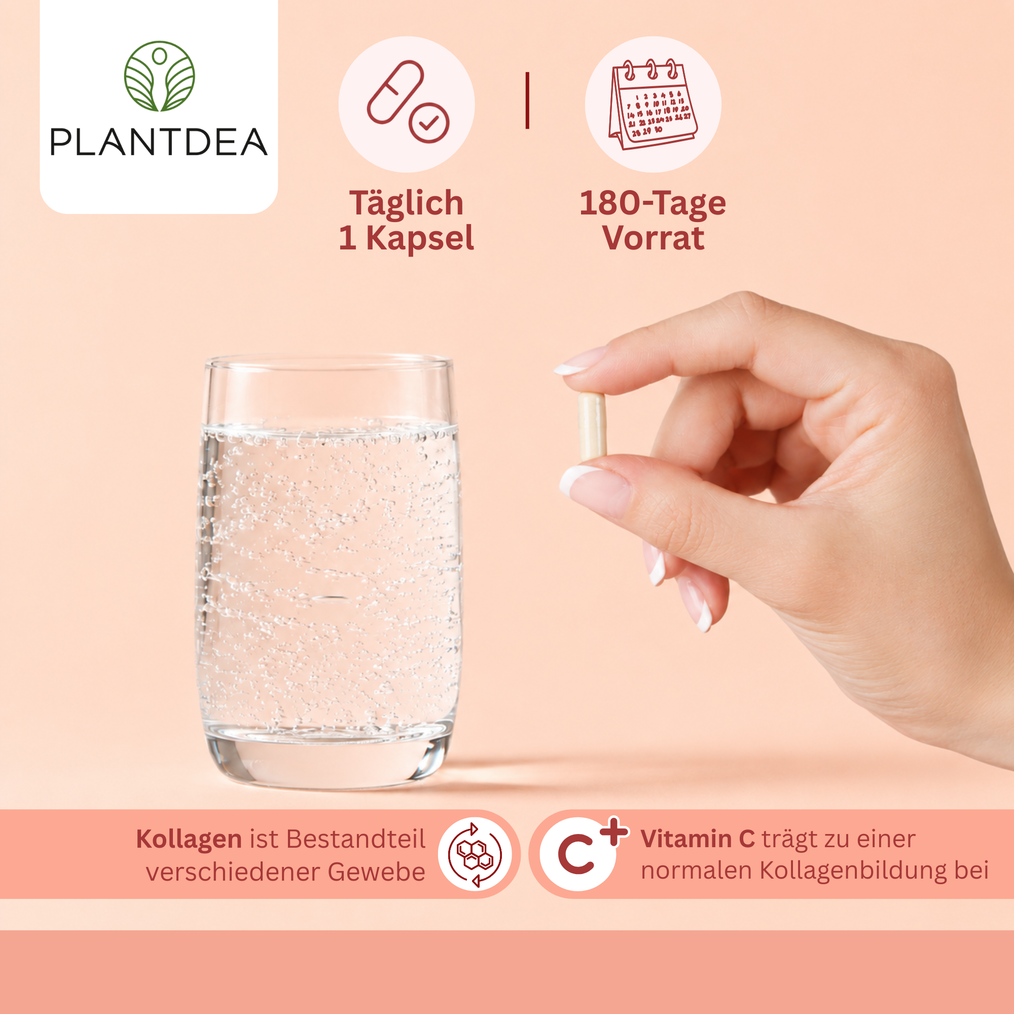 Kollagen + Vitamin C Kapseln