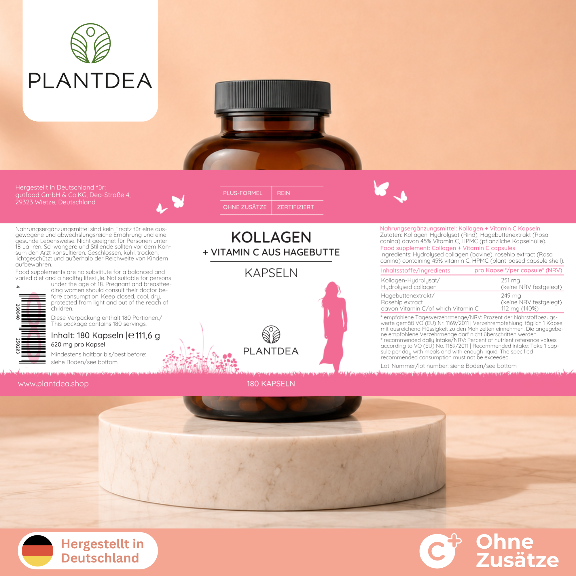 Kollagen + Vitamin C Kapseln