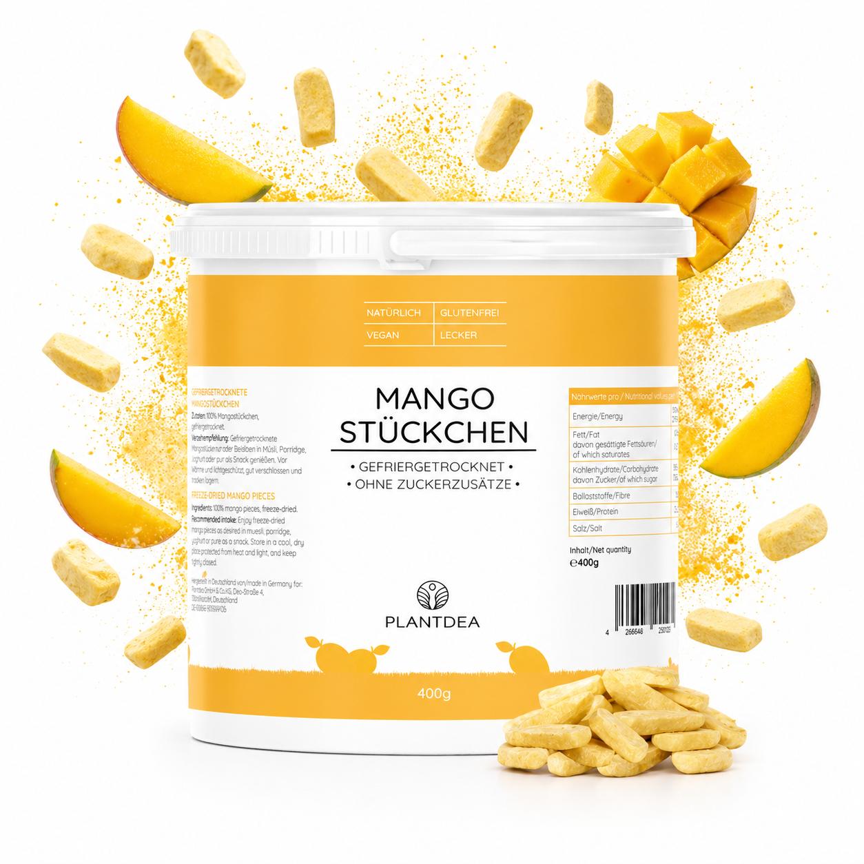 Gefriergetrocknete Mangoscheiben