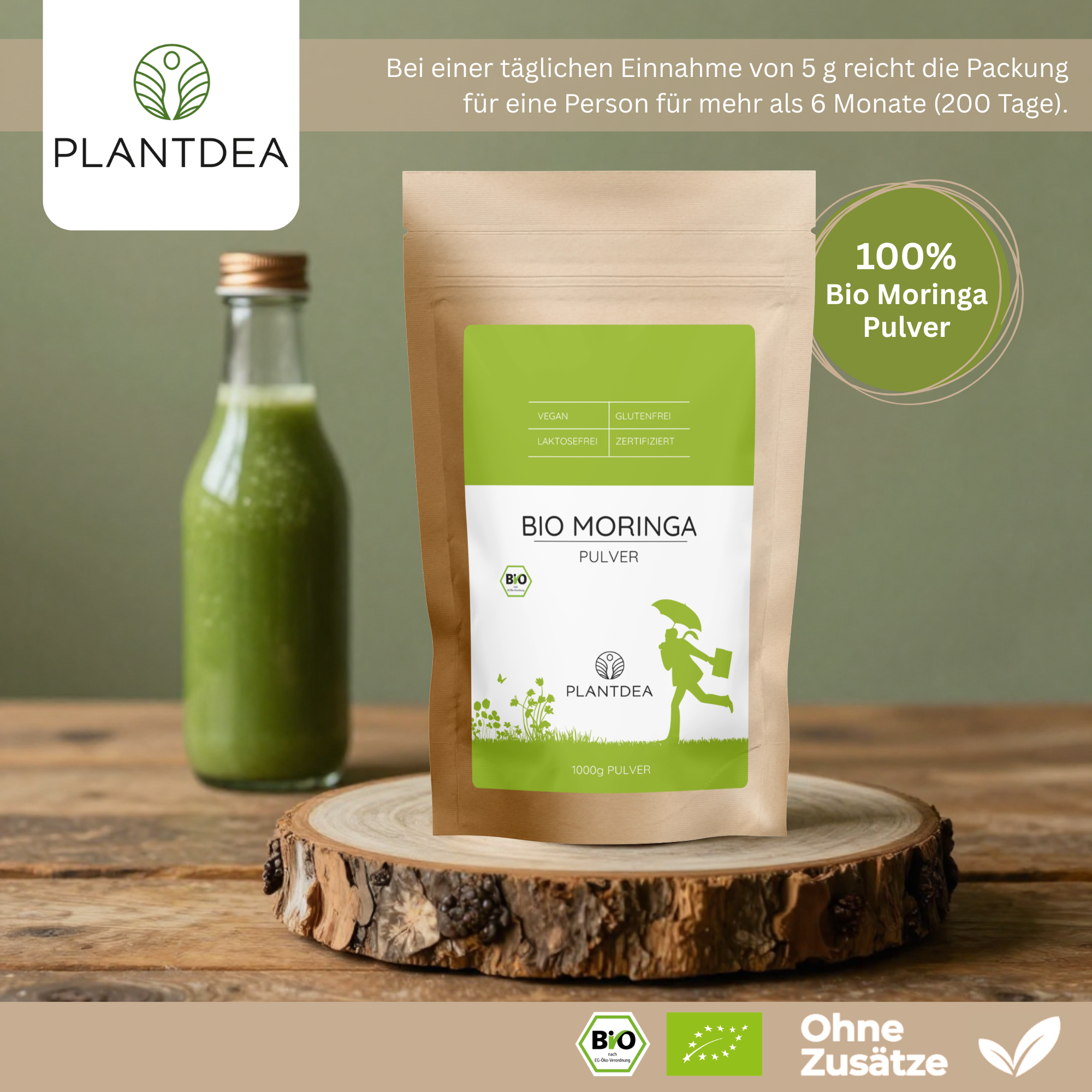 Bio Moringa Pulver