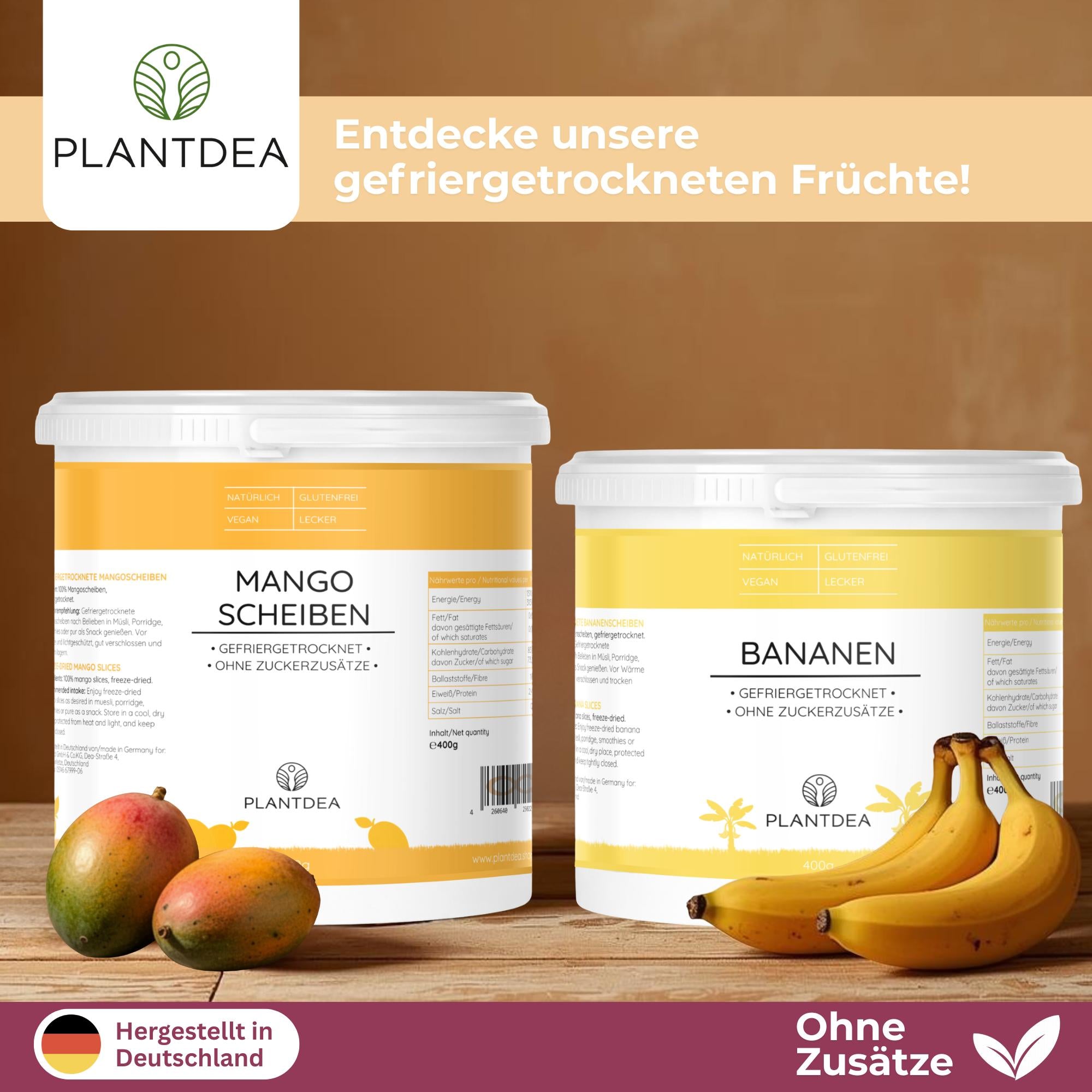 Gefriergetrocknete Pflaumen