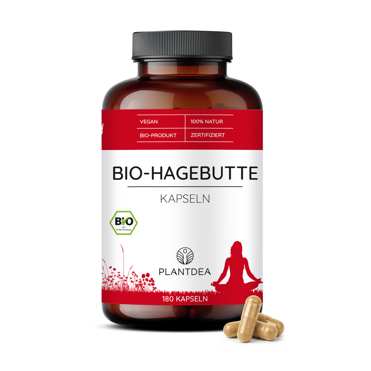 Bio Hagebutte Kapseln