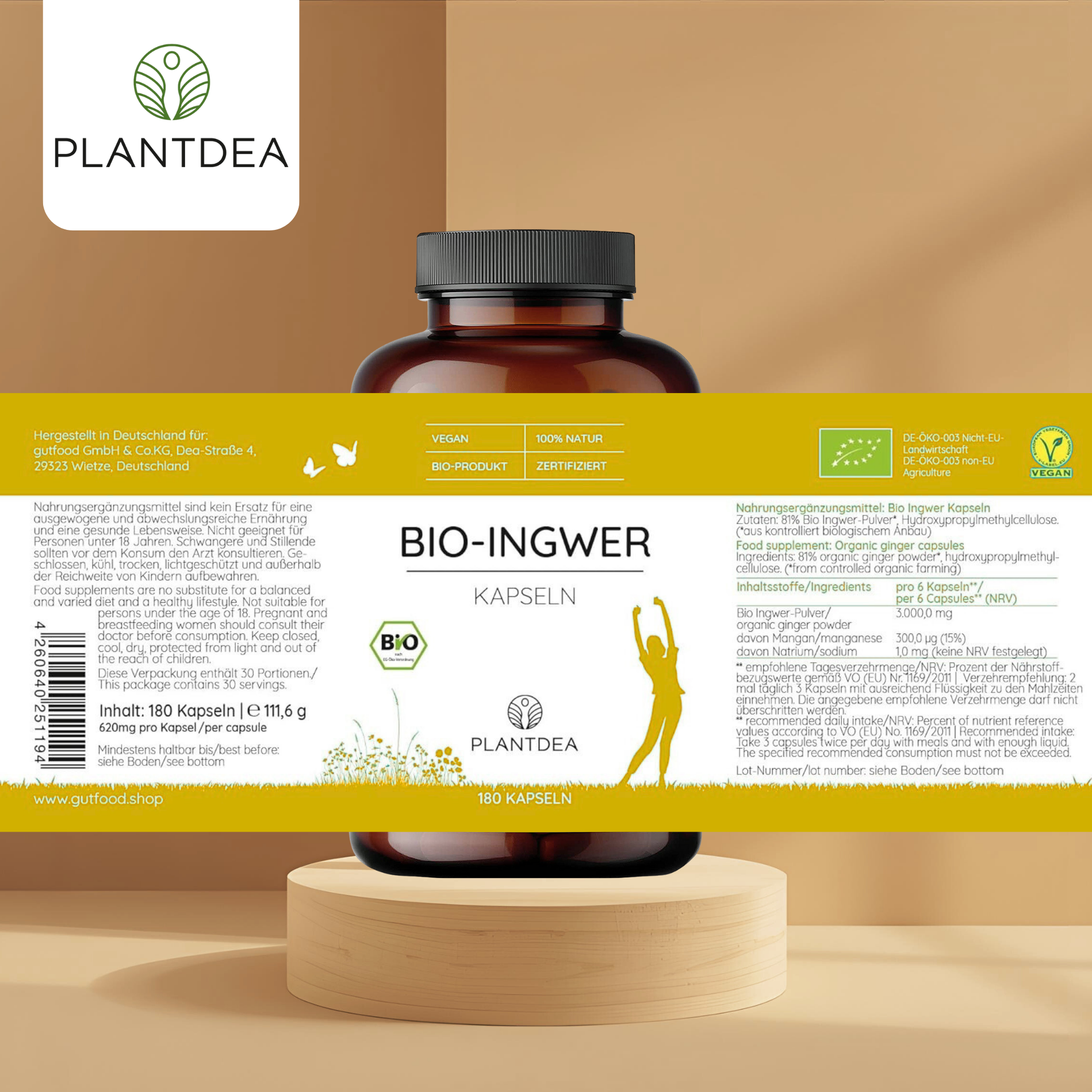 Bio Ingwer Kapseln