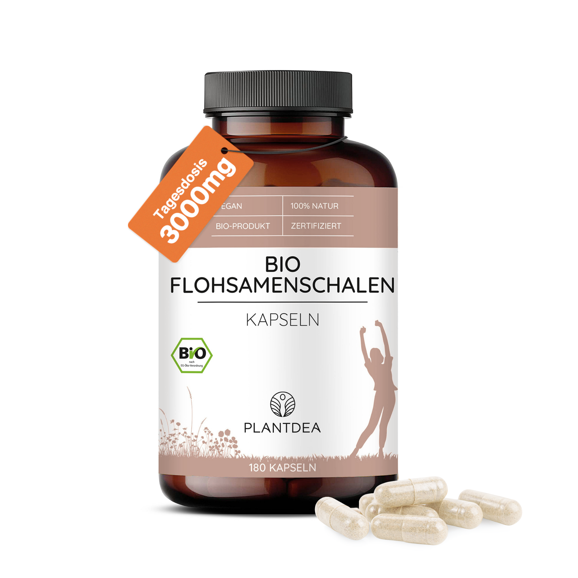 Bio Flohsamenschalen Kapseln
